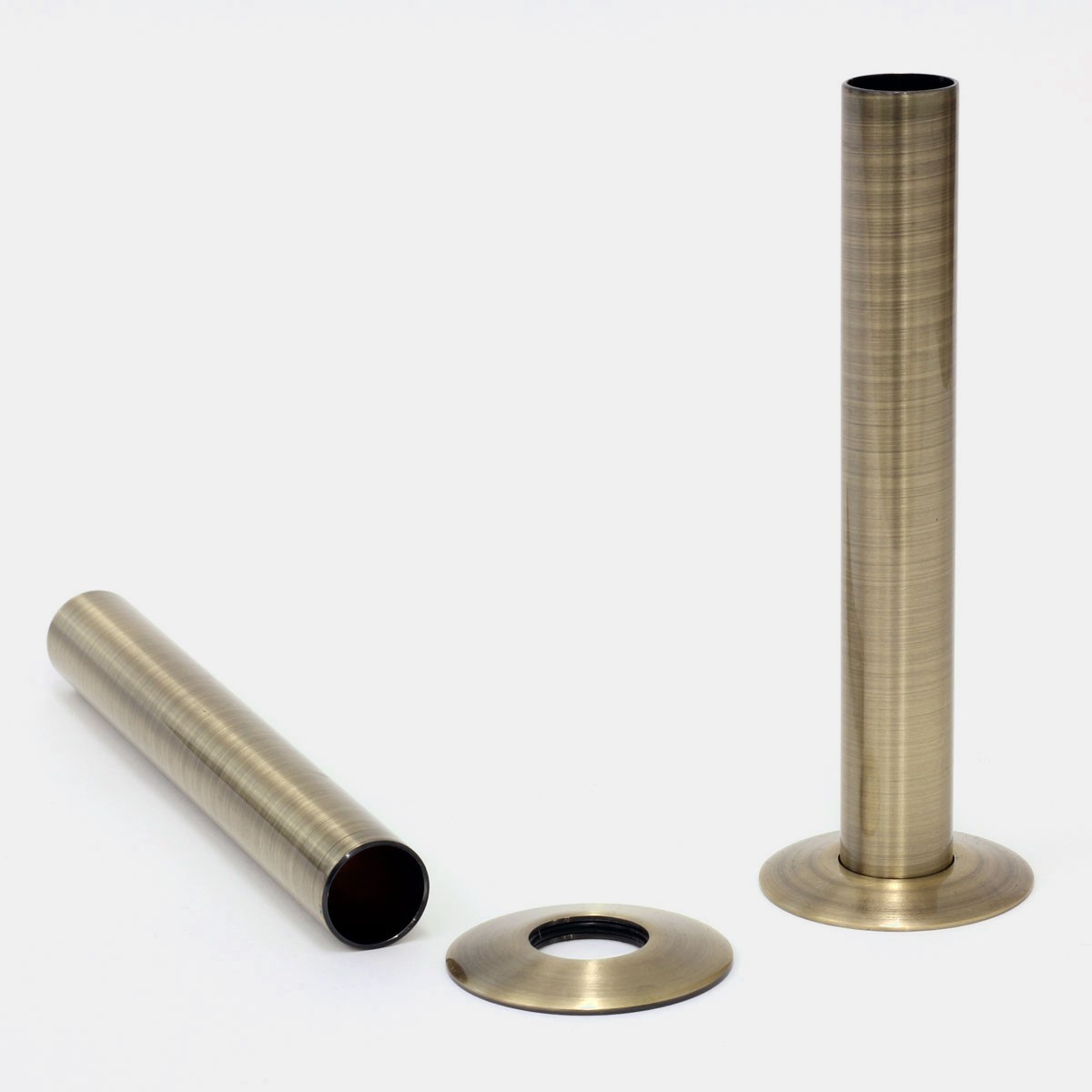 130mm Shrouds & Base Plates - Antique Brass